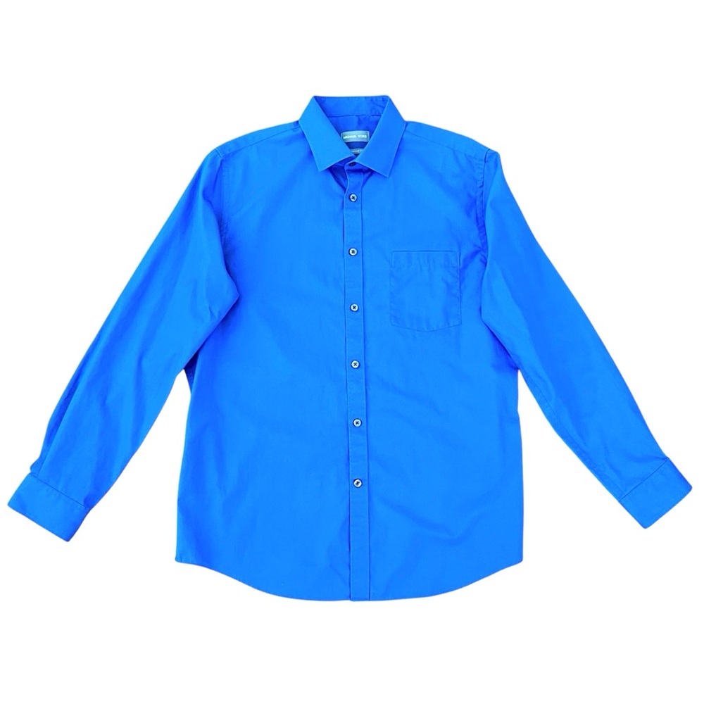 Michael Kors Size Large 16-16 1/2 34/35 Men's Regular Fit Button Dress Shirt